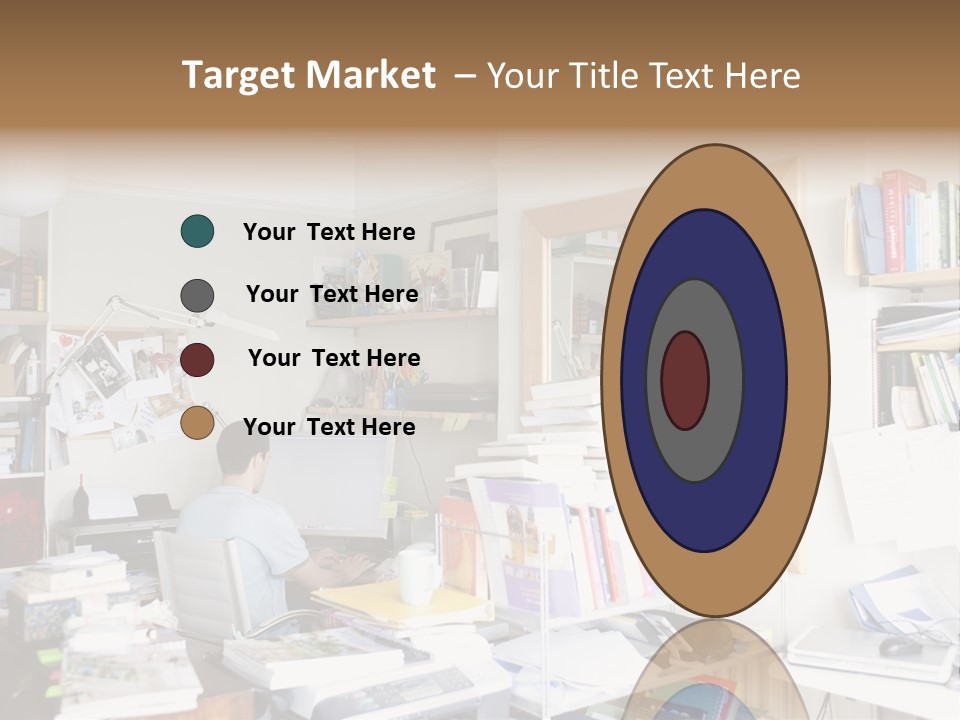 Indoors Professional Table PowerPoint Template