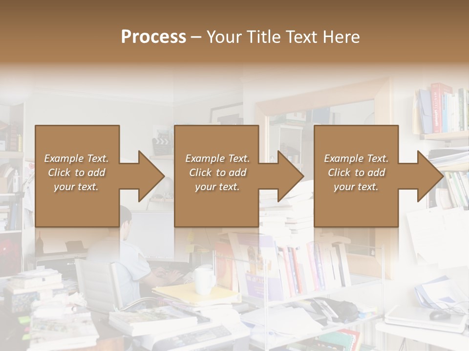 Indoors Professional Table PowerPoint Template
