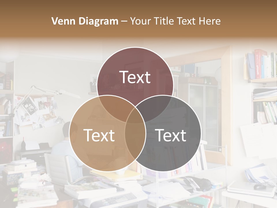 Indoors Professional Table PowerPoint Template