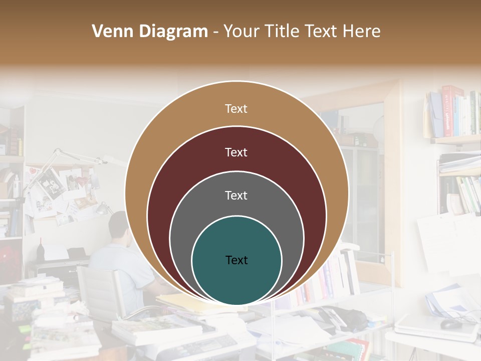 Indoors Professional Table PowerPoint Template
