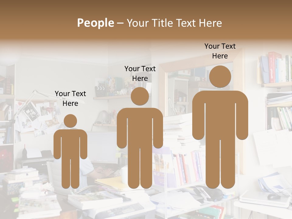 Indoors Professional Table PowerPoint Template