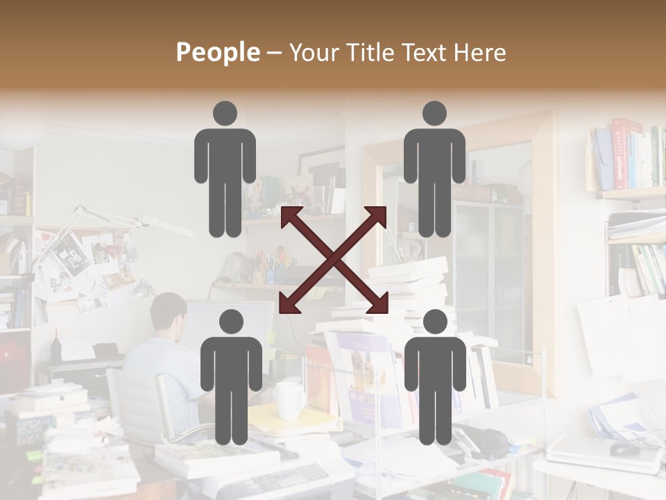 Indoors Professional Table PowerPoint Template