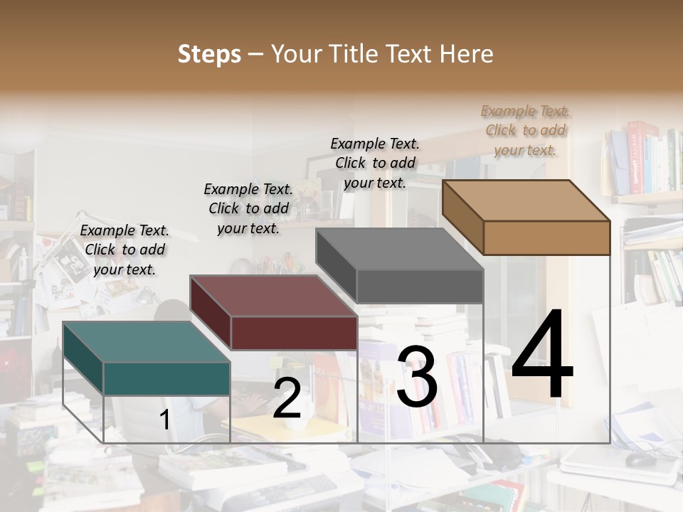 Indoors Professional Table PowerPoint Template