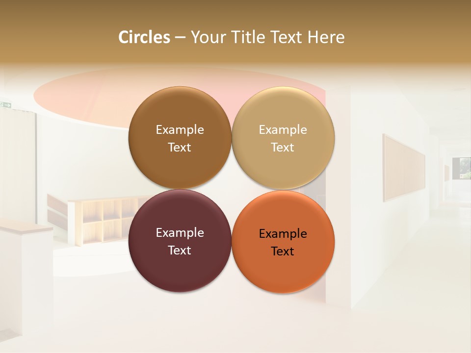 Room School Corridor PowerPoint Template