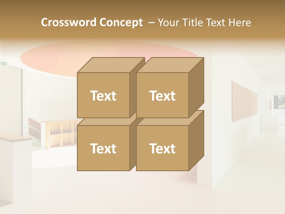 Room School Corridor PowerPoint Template