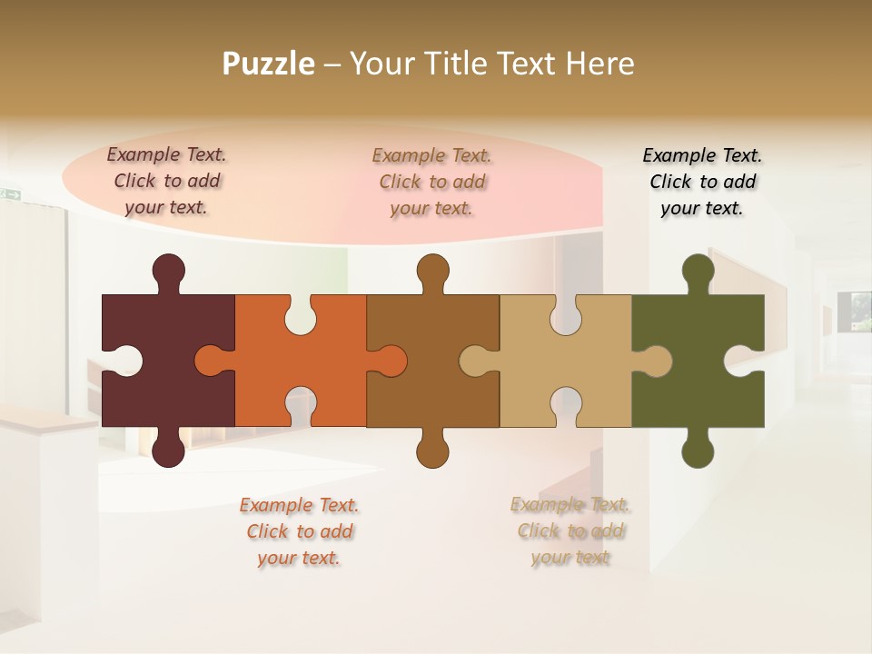 Room School Corridor PowerPoint Template