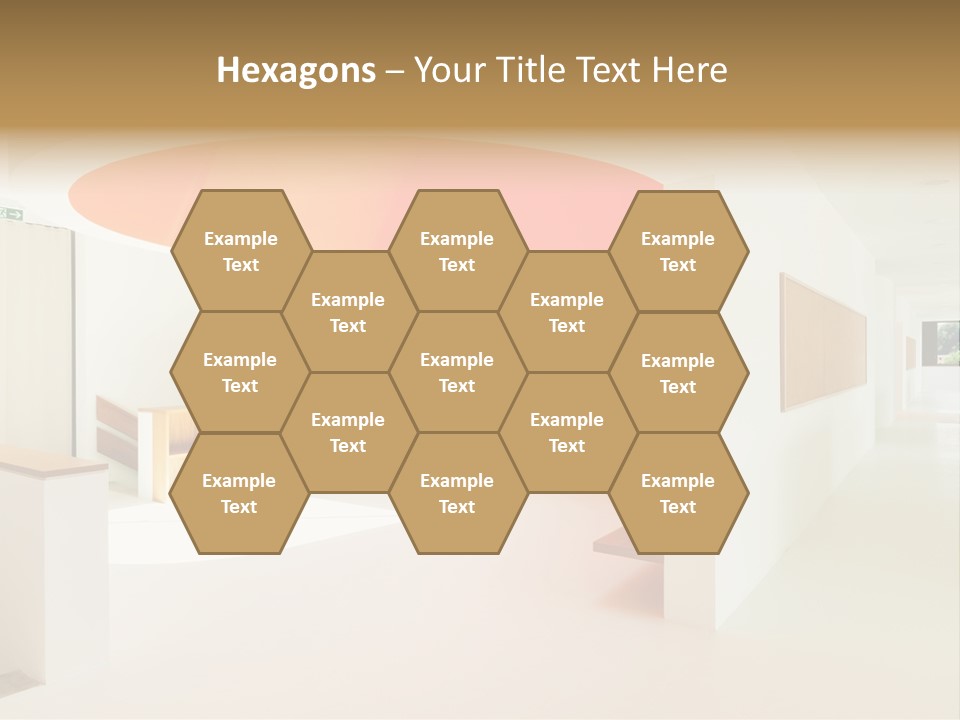 Room School Corridor PowerPoint Template