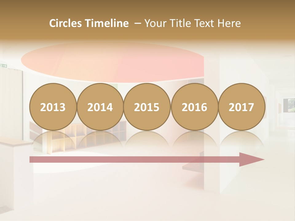 Room School Corridor PowerPoint Template