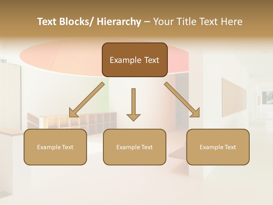 Room School Corridor PowerPoint Template