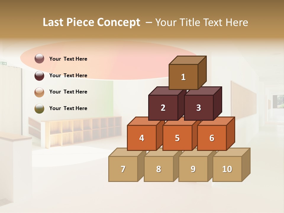 Room School Corridor PowerPoint Template