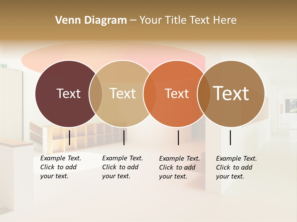 Room School Corridor PowerPoint Template