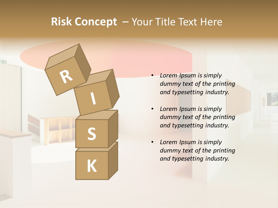 Room School Corridor PowerPoint Template