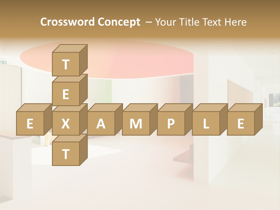 Room School Corridor PowerPoint Template