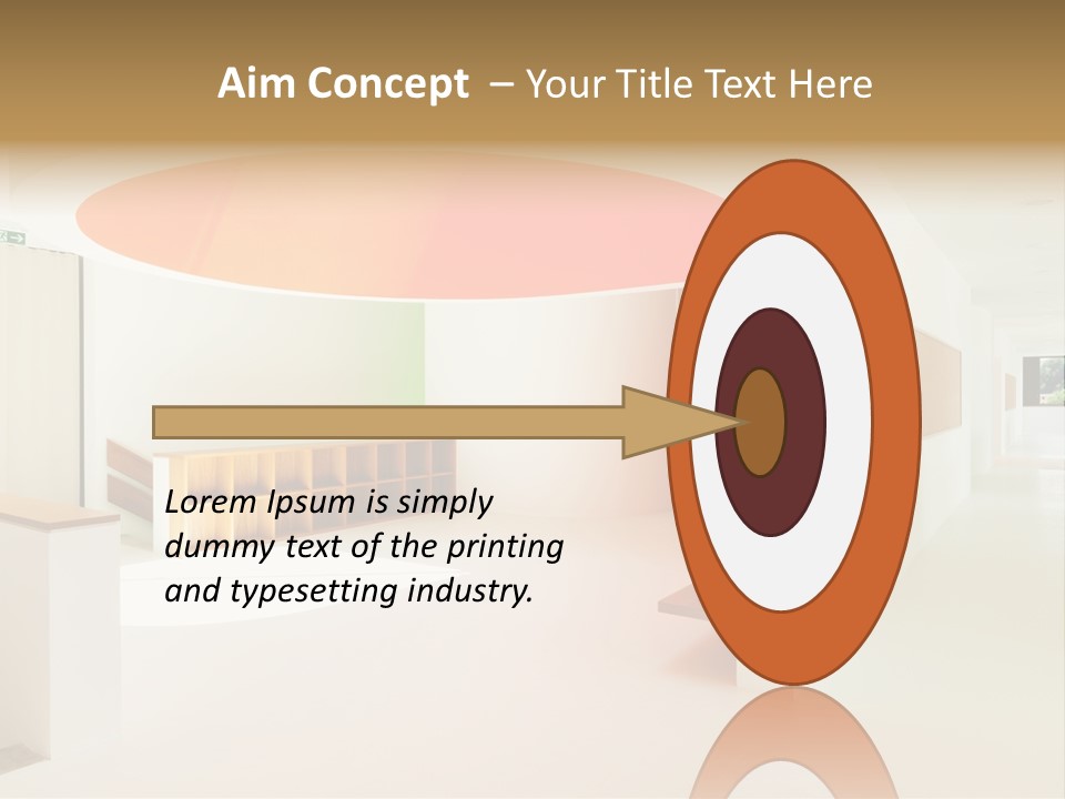 Room School Corridor PowerPoint Template