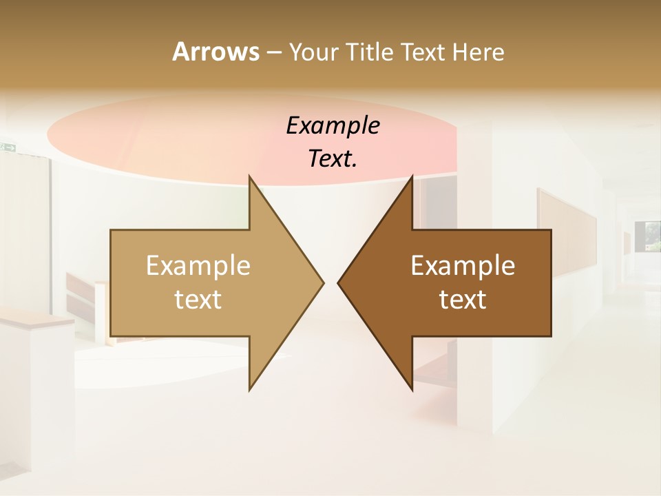 Room School Corridor PowerPoint Template