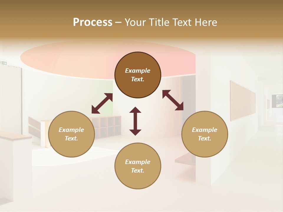 Room School Corridor PowerPoint Template
