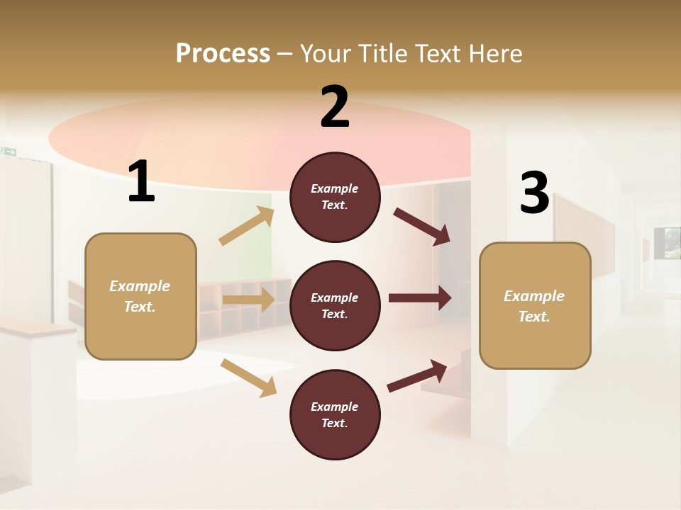 Room School Corridor PowerPoint Template