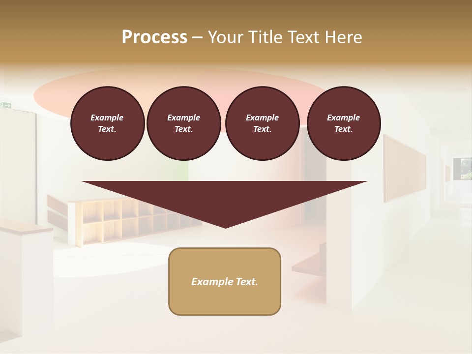 Room School Corridor PowerPoint Template