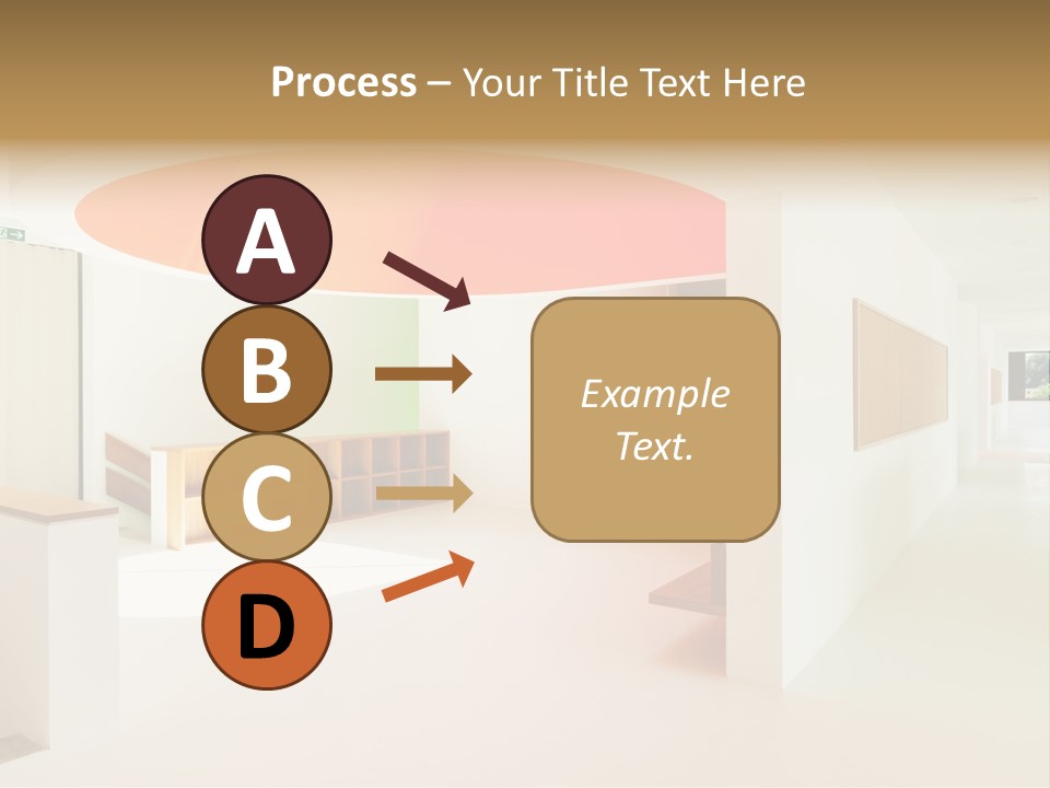 Room School Corridor PowerPoint Template