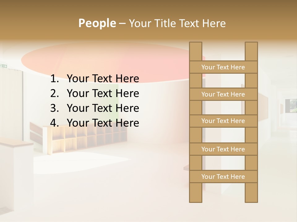 Room School Corridor PowerPoint Template
