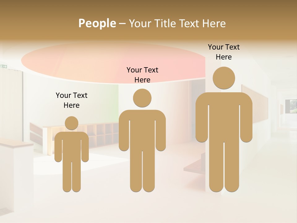 Room School Corridor PowerPoint Template