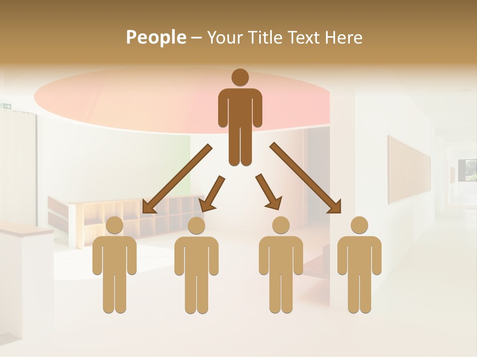 Room School Corridor PowerPoint Template