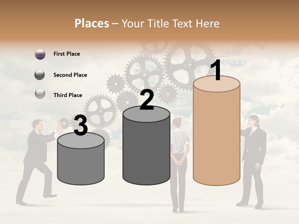 Machinery Occupation Businessman PowerPoint Template