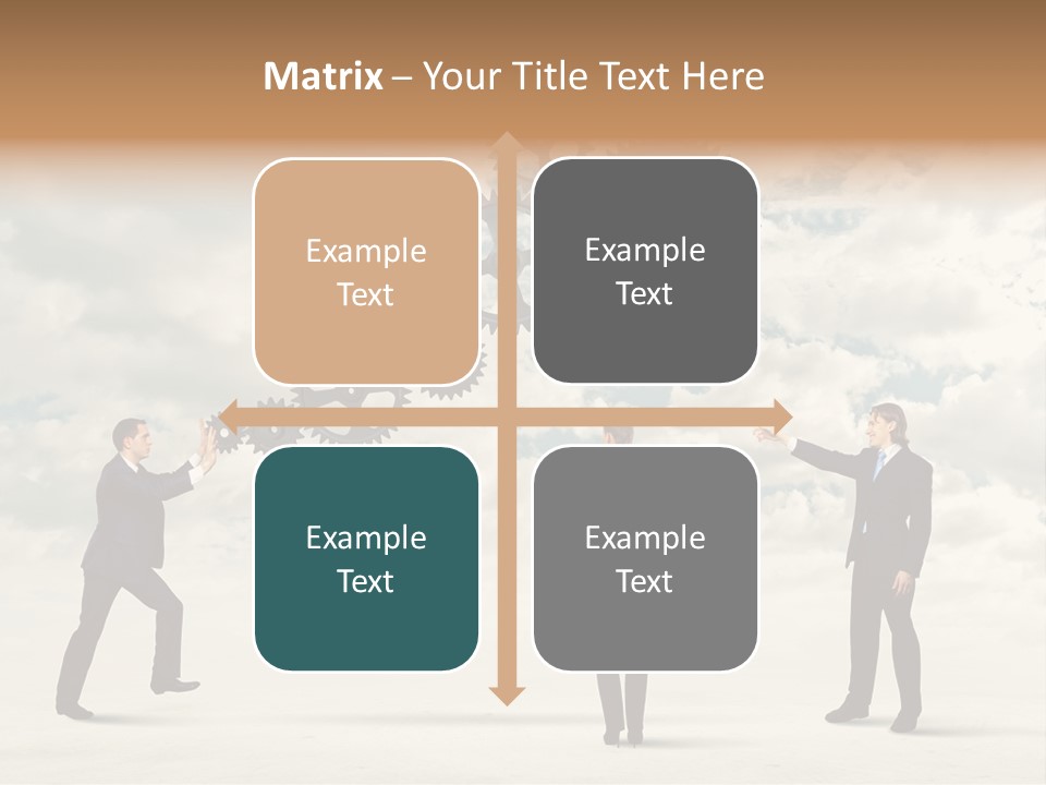 Machinery Occupation Businessman PowerPoint Template