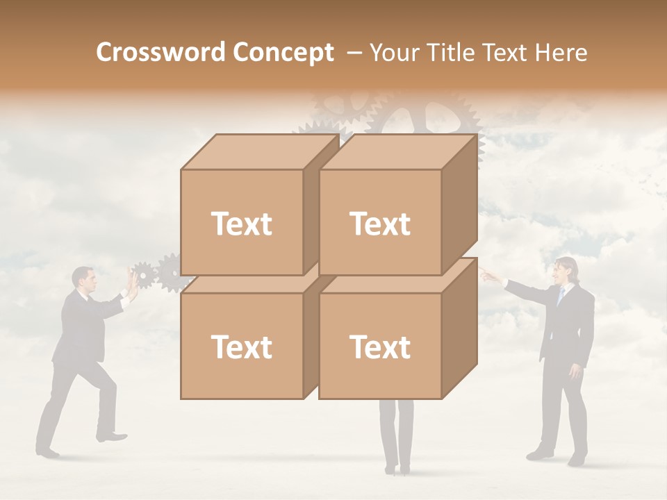Machinery Occupation Businessman PowerPoint Template