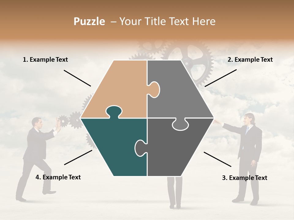 Machinery Occupation Businessman PowerPoint Template