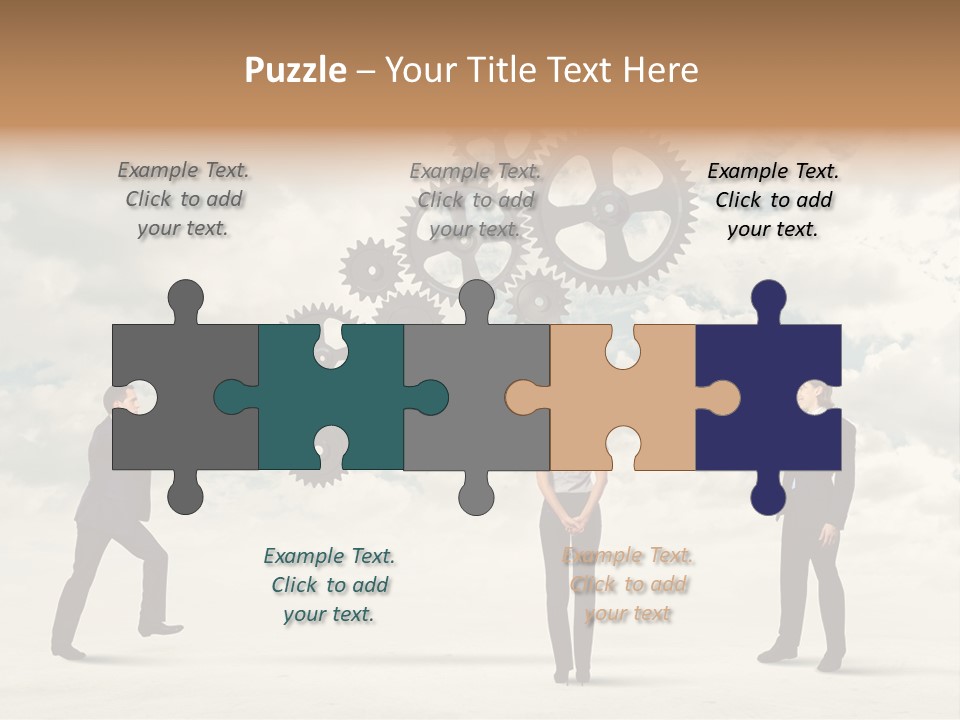 Machinery Occupation Businessman PowerPoint Template