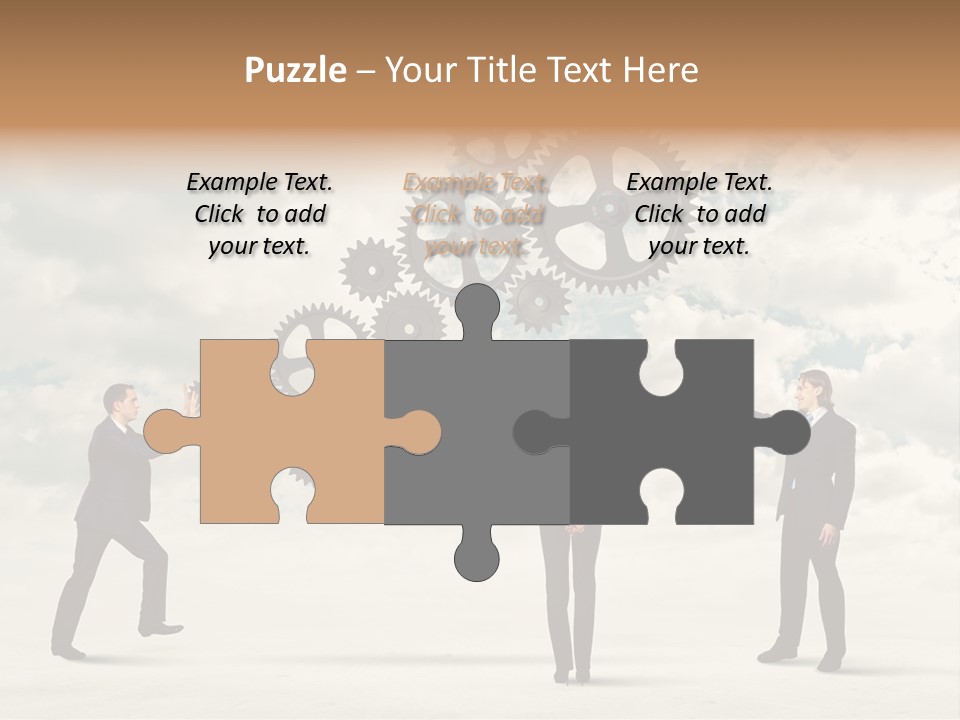 Machinery Occupation Businessman PowerPoint Template