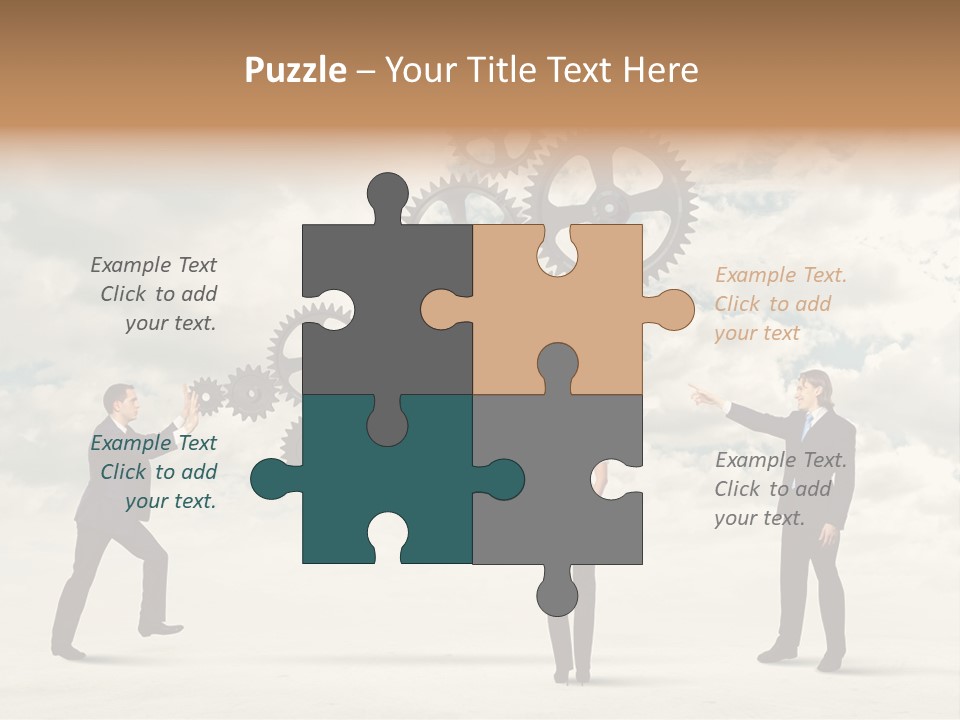 Machinery Occupation Businessman PowerPoint Template