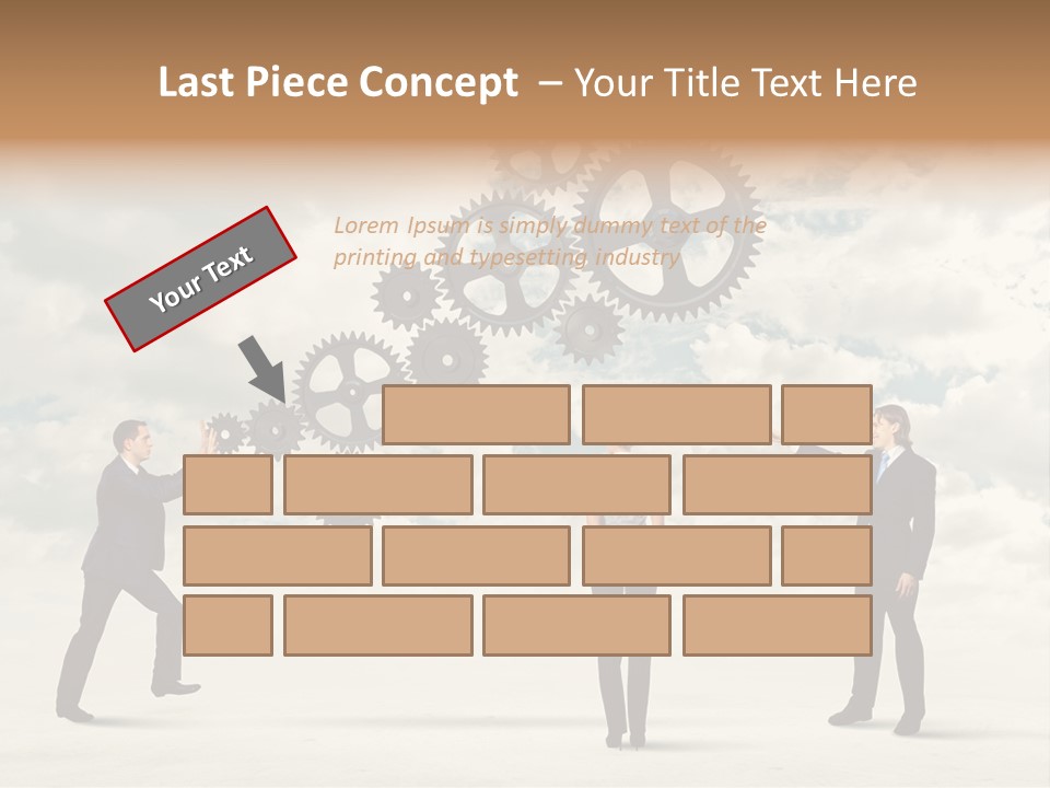 Machinery Occupation Businessman PowerPoint Template