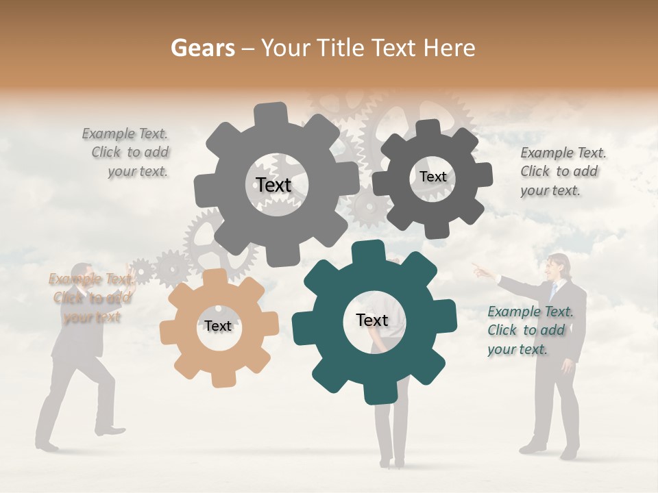 Machinery Occupation Businessman PowerPoint Template
