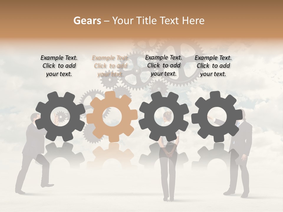 Machinery Occupation Businessman PowerPoint Template