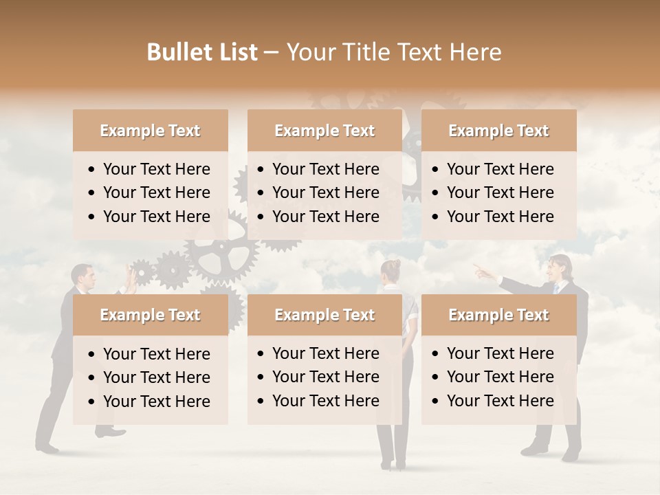 Machinery Occupation Businessman PowerPoint Template