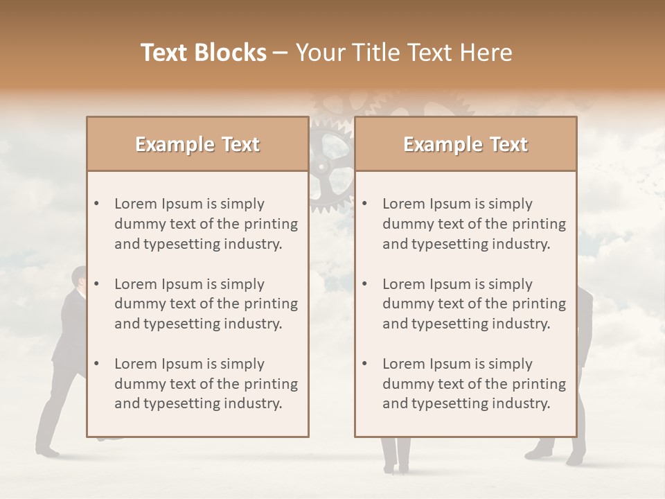 Machinery Occupation Businessman PowerPoint Template