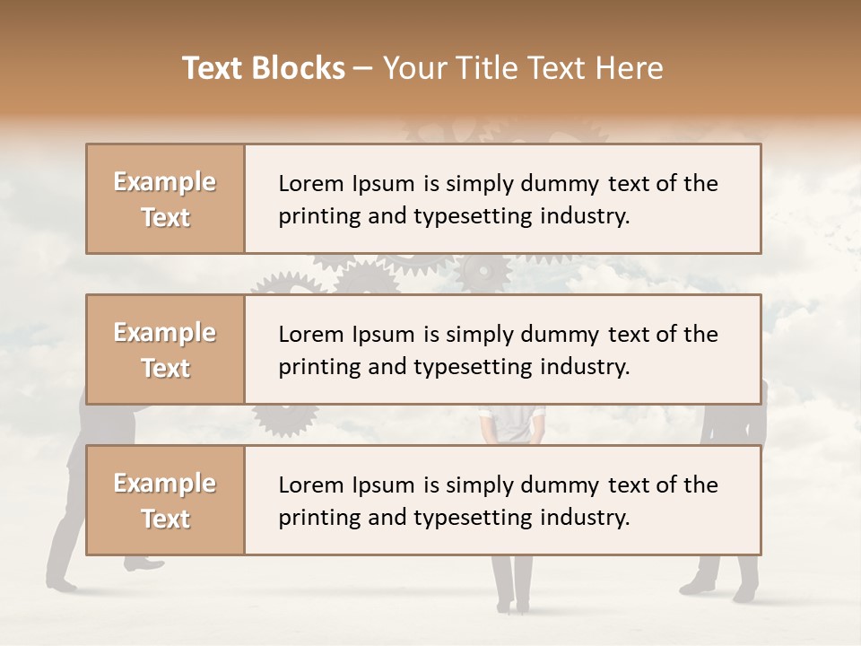 Machinery Occupation Businessman PowerPoint Template