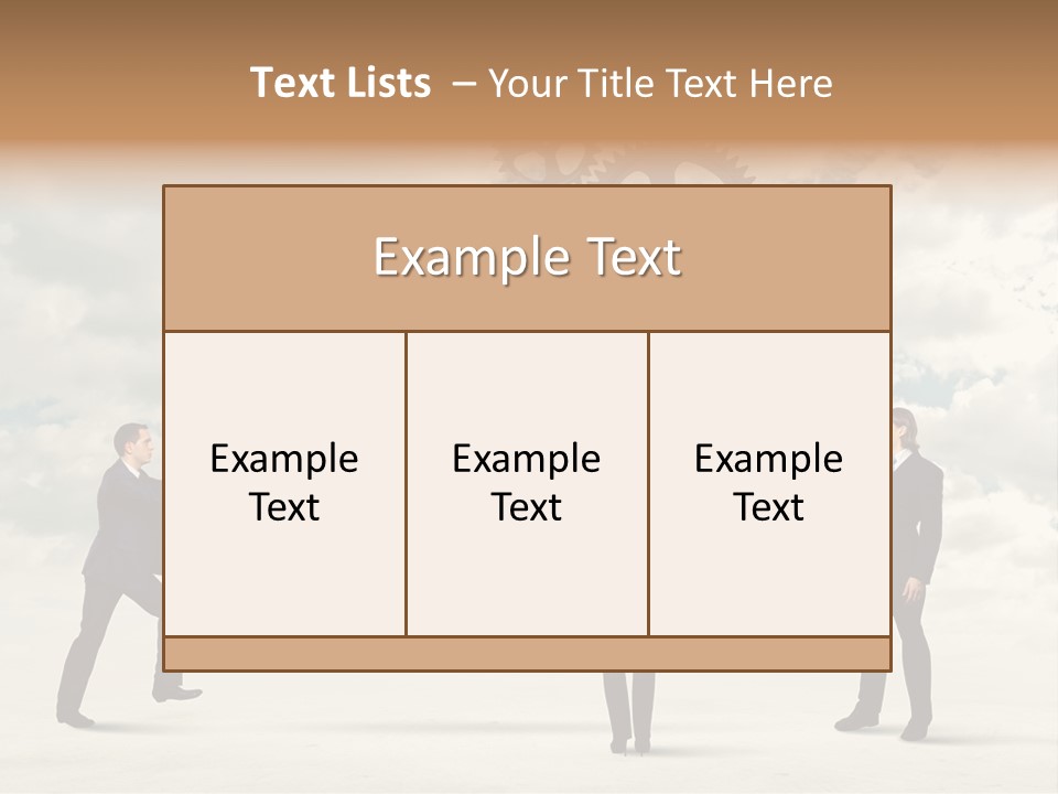 Machinery Occupation Businessman PowerPoint Template