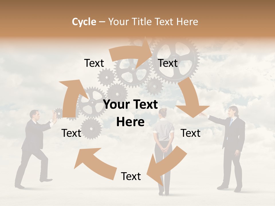 Machinery Occupation Businessman PowerPoint Template