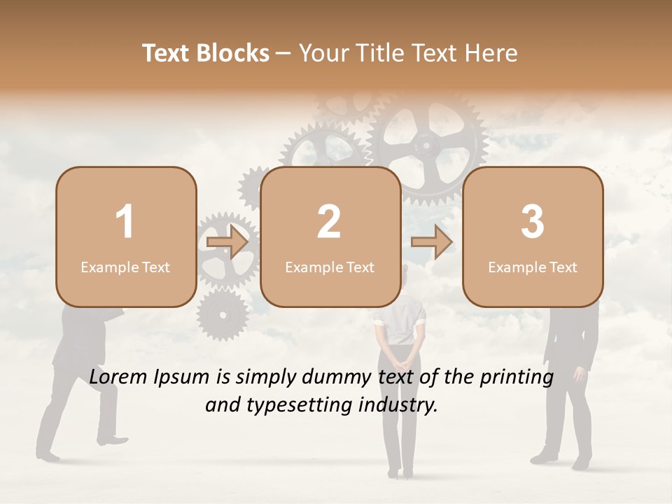 Machinery Occupation Businessman PowerPoint Template