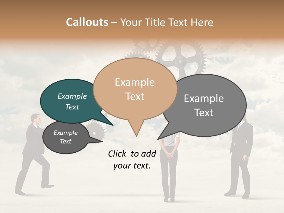 Machinery Occupation Businessman PowerPoint Template