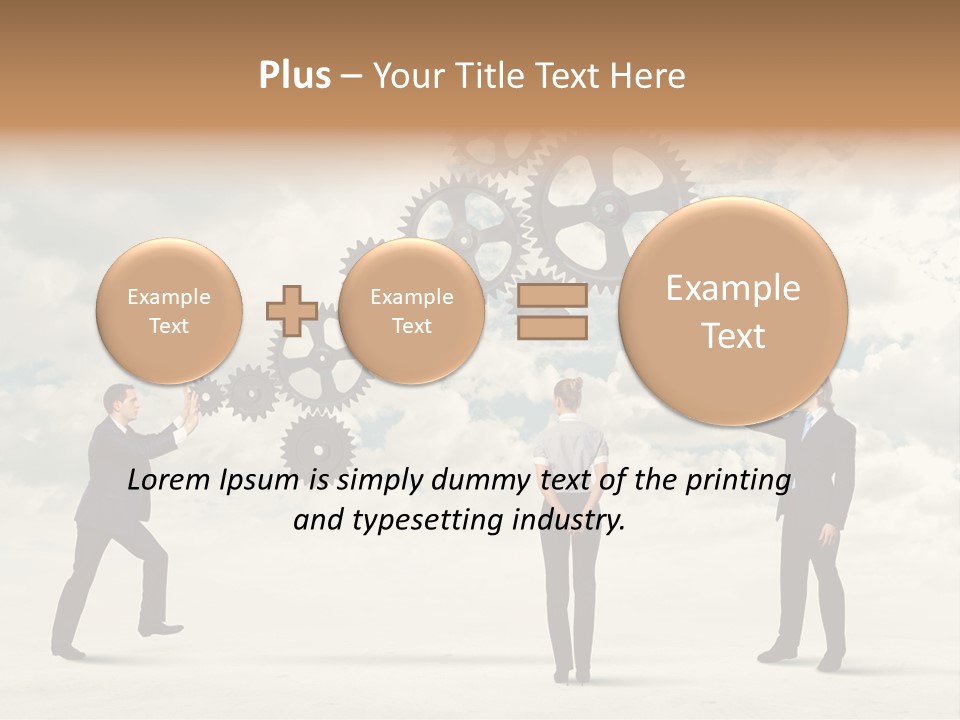 Machinery Occupation Businessman PowerPoint Template