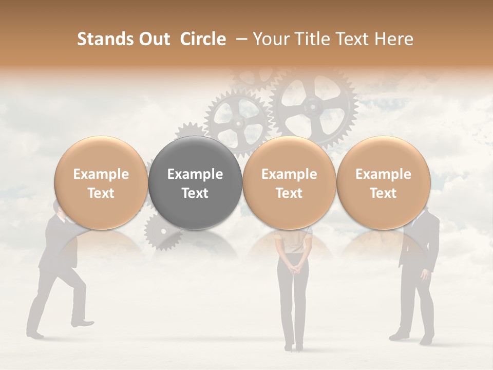 Machinery Occupation Businessman PowerPoint Template