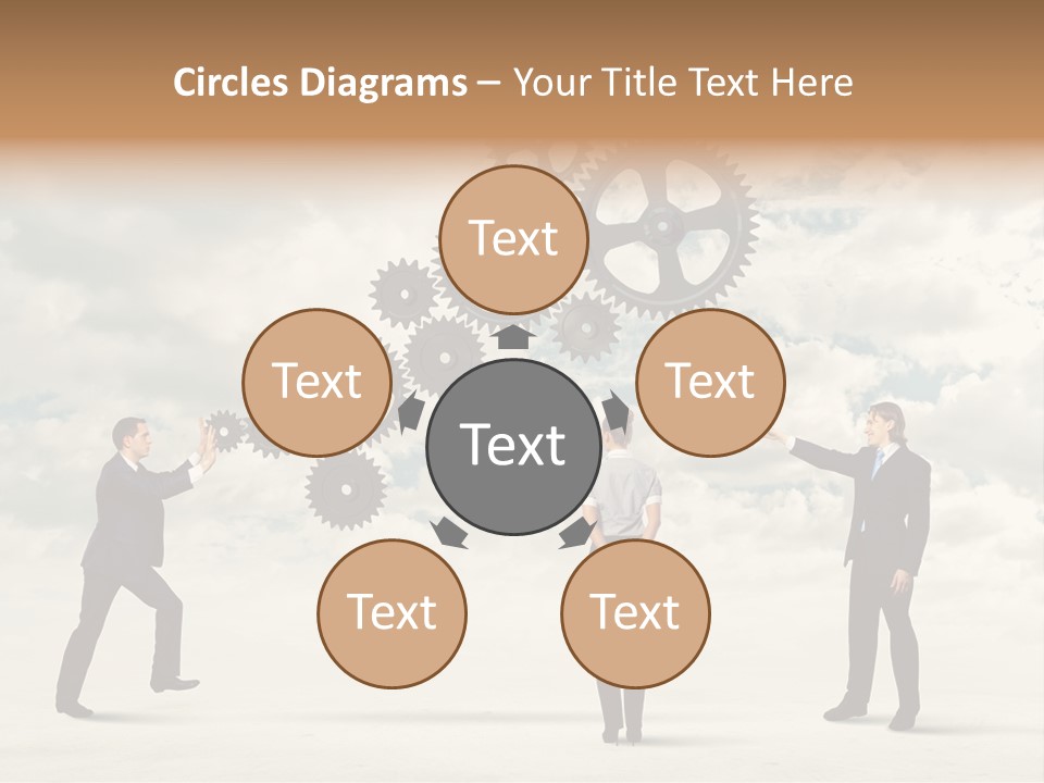 Machinery Occupation Businessman PowerPoint Template