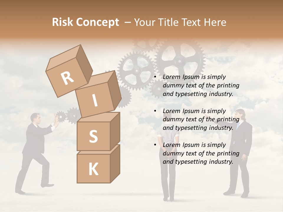 Machinery Occupation Businessman PowerPoint Template