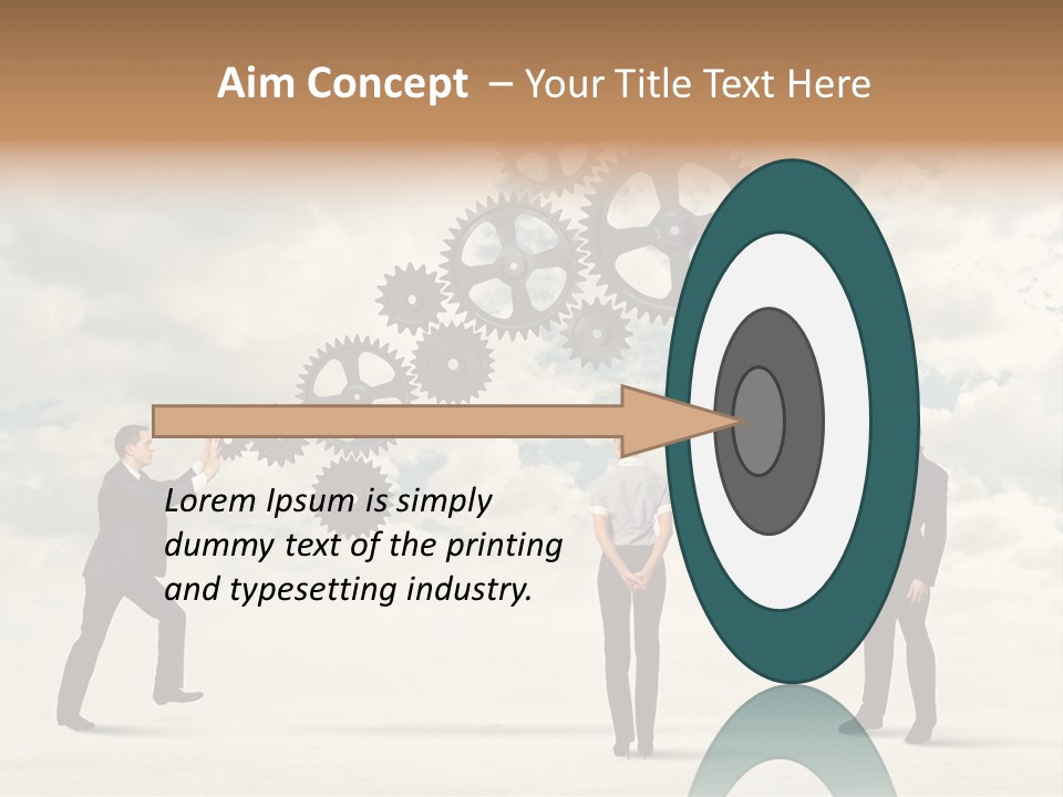 Machinery Occupation Businessman PowerPoint Template