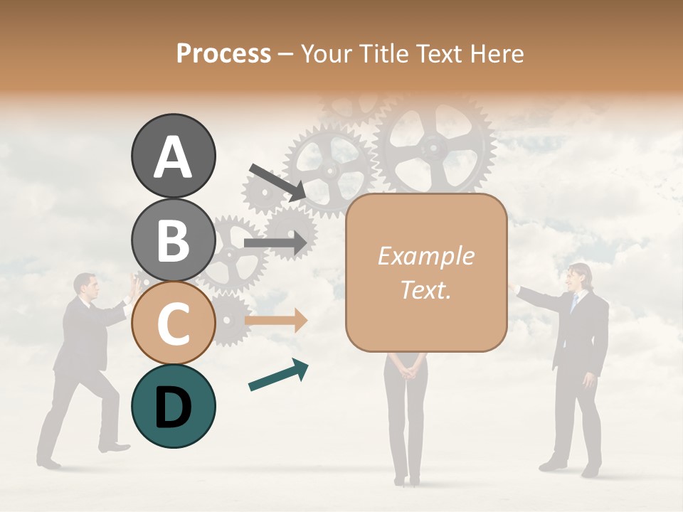 Machinery Occupation Businessman PowerPoint Template