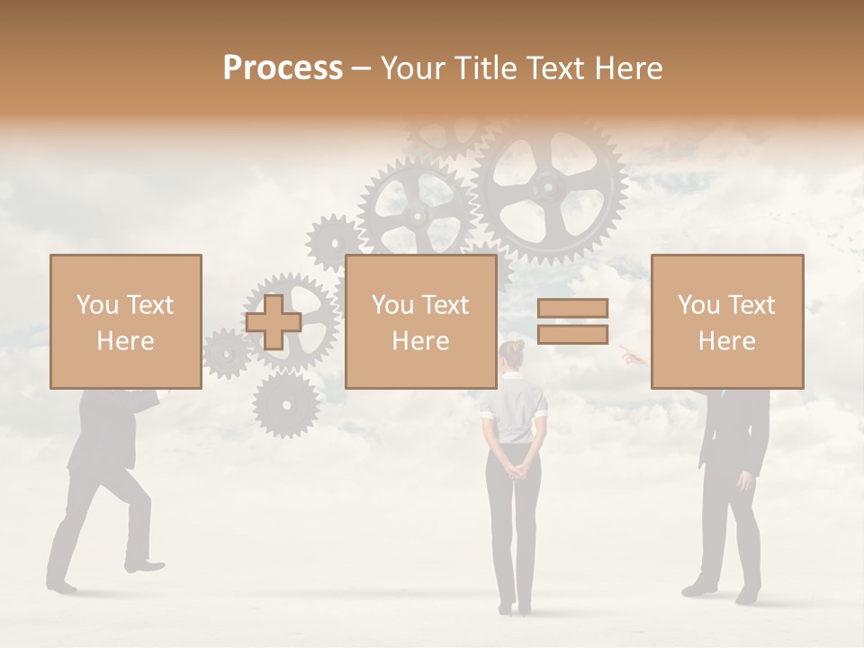 Machinery Occupation Businessman PowerPoint Template